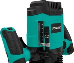 VONROC Bovenfrees 1200W – 6-8mm – Variabel Toerental 16.000 – 30.000 Rpm – Incl. 6-delige Freesset, Malgeleider, Parallelgeleider En Centreerpen -Makita Winkel 1200x1021 3