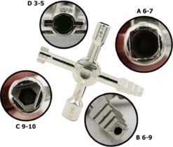 Merkloos Schakelkastsleutel - Universele Kruissleutel - 10 In 1 - Radiator Sleutel -Makita Winkel 1200x1021 5