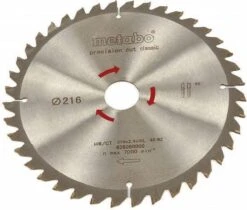 Metabo Cirkelzaagblad HW/CT 216x30mm 40 Tands WZ 7 Metabo Cirkelzaagblad HW/CT 216x30mm 40 Tands WZ -Makita Winkel 1200x1022 2