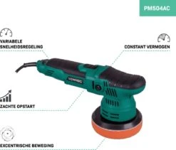 VONROC Excentrische Polijstmachine – 650W – Ø125mm – Soft Start – Vast Vermogen & 7 Polijstschijven -Makita Winkel 1200x1027 7