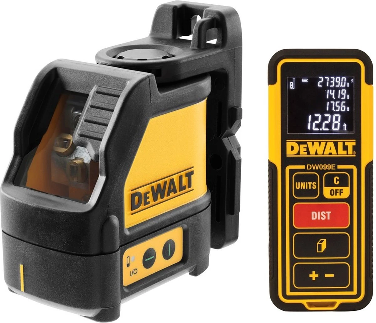 DeWALT DW0889CG Zelfnivellerende Kruislijnlaser Incl. Digitale Afstandsmeter - 2 Lijnen - 30m - Groen 3 DeWALT DW0889CG Zelfnivellerende Kruislijnlaser Incl. Digitale Afstandsmeter - 2 Lijnen - 30m - Groen