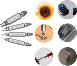 Schroefverwijderaar - Schroef Verwijder Set - Uitboorset 4-delig - HSS 4341 Set - Borenset Bitset 12 Schroefverwijderaar - Schroef Verwijder Set - Uitboorset 4-delig - HSS 4341 Set - Borenset Bitset -Makita Winkel 1200x1032