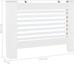 VidaXL Radiatorombouw 112x19x81.5 Cm MDF Wit 25 VidaXL Radiatorombouw 112x19x81.5 Cm MDF Wit -Makita Winkel 1200x1033 15