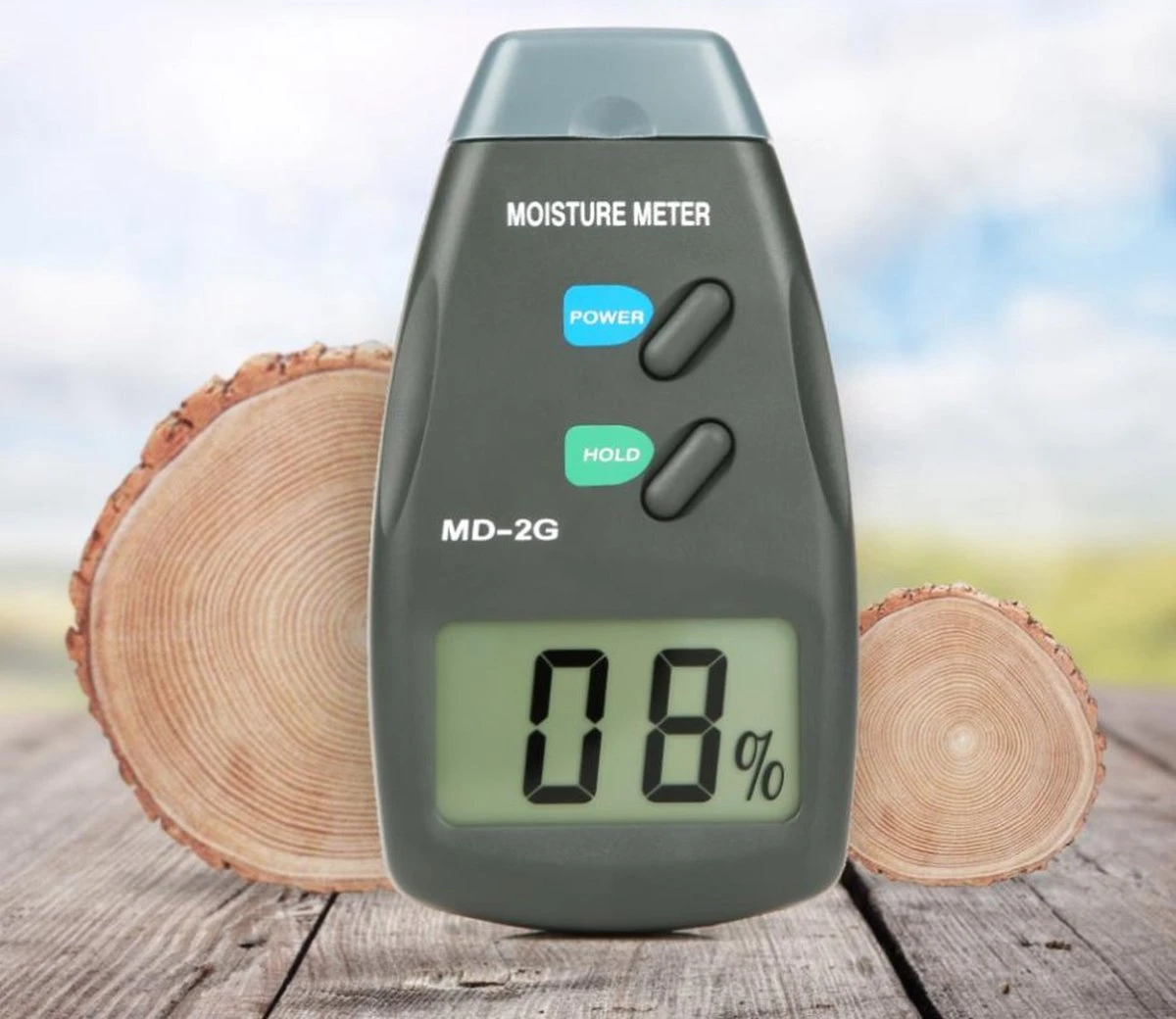 Merkloos Digitale Vochtmeter Voor Hout / Haardhout - Houtvochtmeter / Vochtigheidsmeter 5 Merkloos Digitale Vochtmeter Voor Hout / Haardhout - Houtvochtmeter / Vochtigheidsmeter - Afbeelding 3