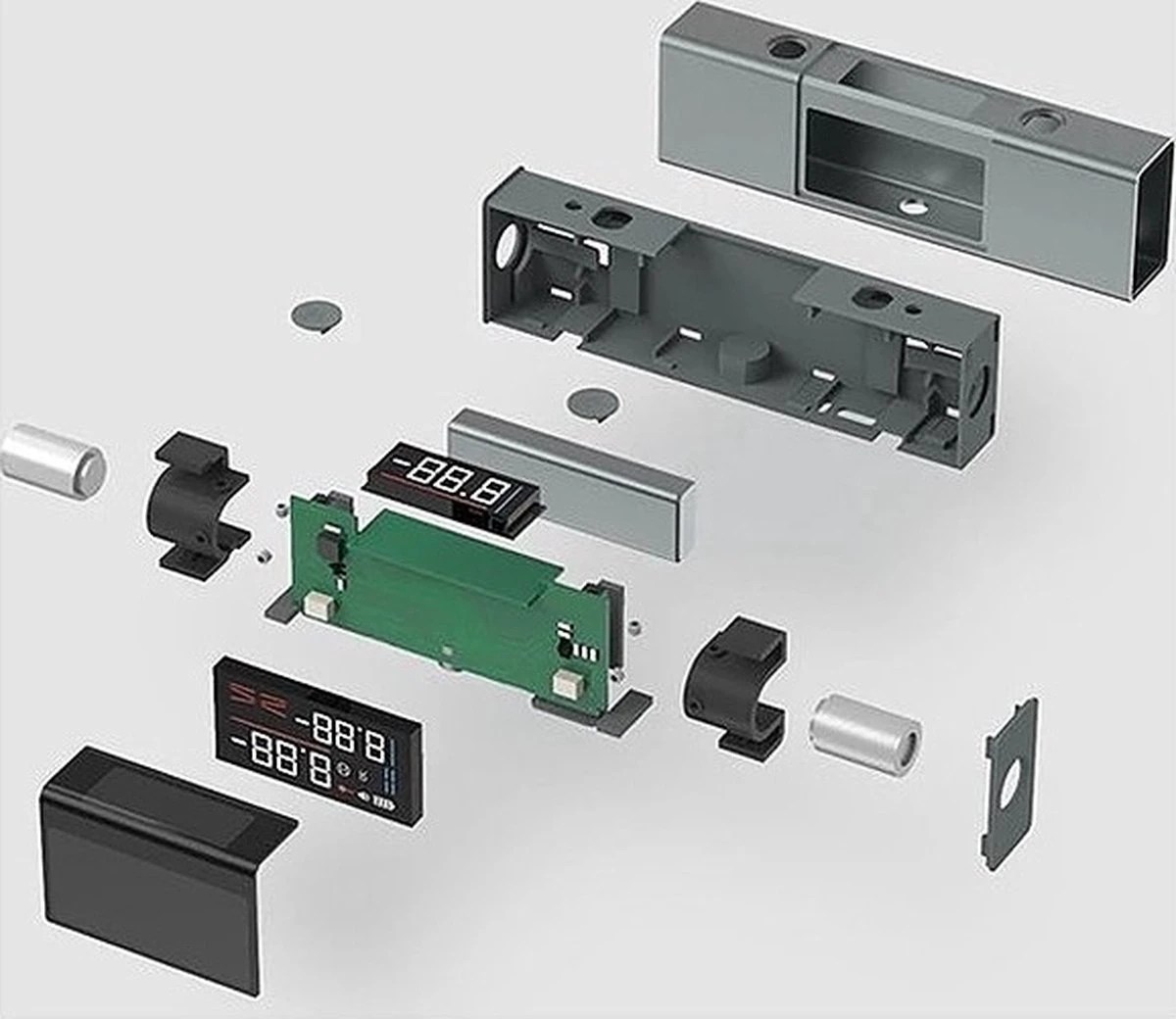 Dokx - 2 In 1 Dubbele Laser Gradenboog Liniaal - Inclusief Statief 5 Dokx - 2 In 1 Dubbele Laser Gradenboog Liniaal - Inclusief Statief - Afbeelding 3