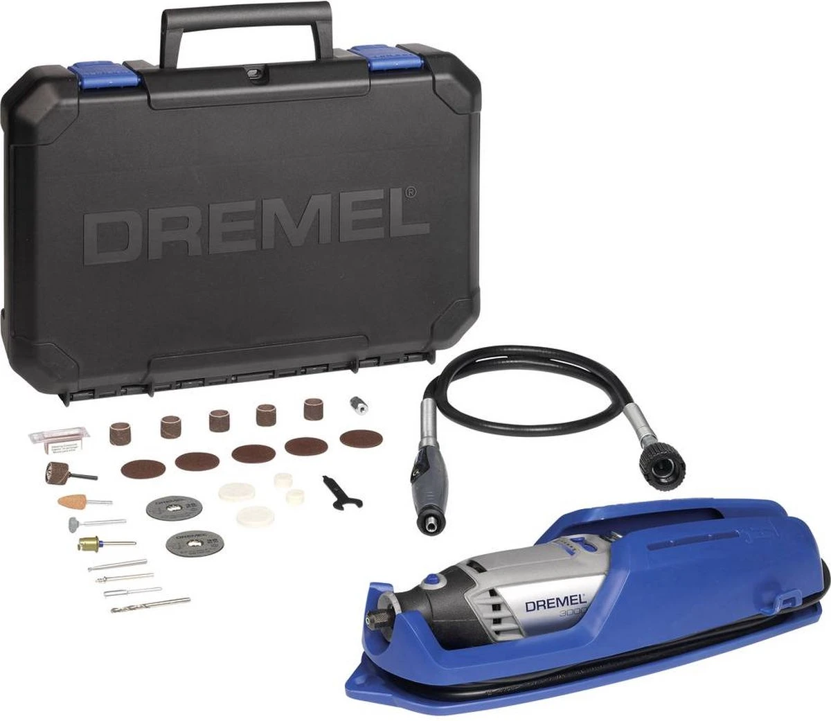Dremel 3000 Multitool - Roterend - 130 Watt - Met 25 Accessoires En Koffer 10 Dremel 3000 Multitool - Roterend - 130 Watt - Met 25 Accessoires En Koffer - Afbeelding 8