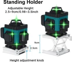 Merkloos FASGet Lijnlasers - Zelfnivellerende Kruislijnlaser 4D Bouwlaser - 8 Tot 16 Lijnen - 360° Graden Roterende Laser - Inclusief Statief En Hardcase -Makita Winkel 1200x1041 7