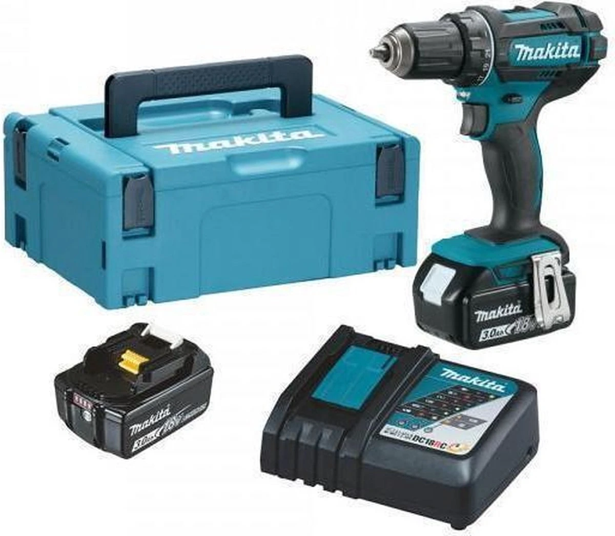 Makita DDF482RFJ 18V Li-Ion Accuboor-/schroefmachine (2x3.0Ah Accu) 10 Makita DDF482RFJ 18V Li-Ion Accuboor-/schroefmachine (2x3.0Ah Accu) - Afbeelding 8