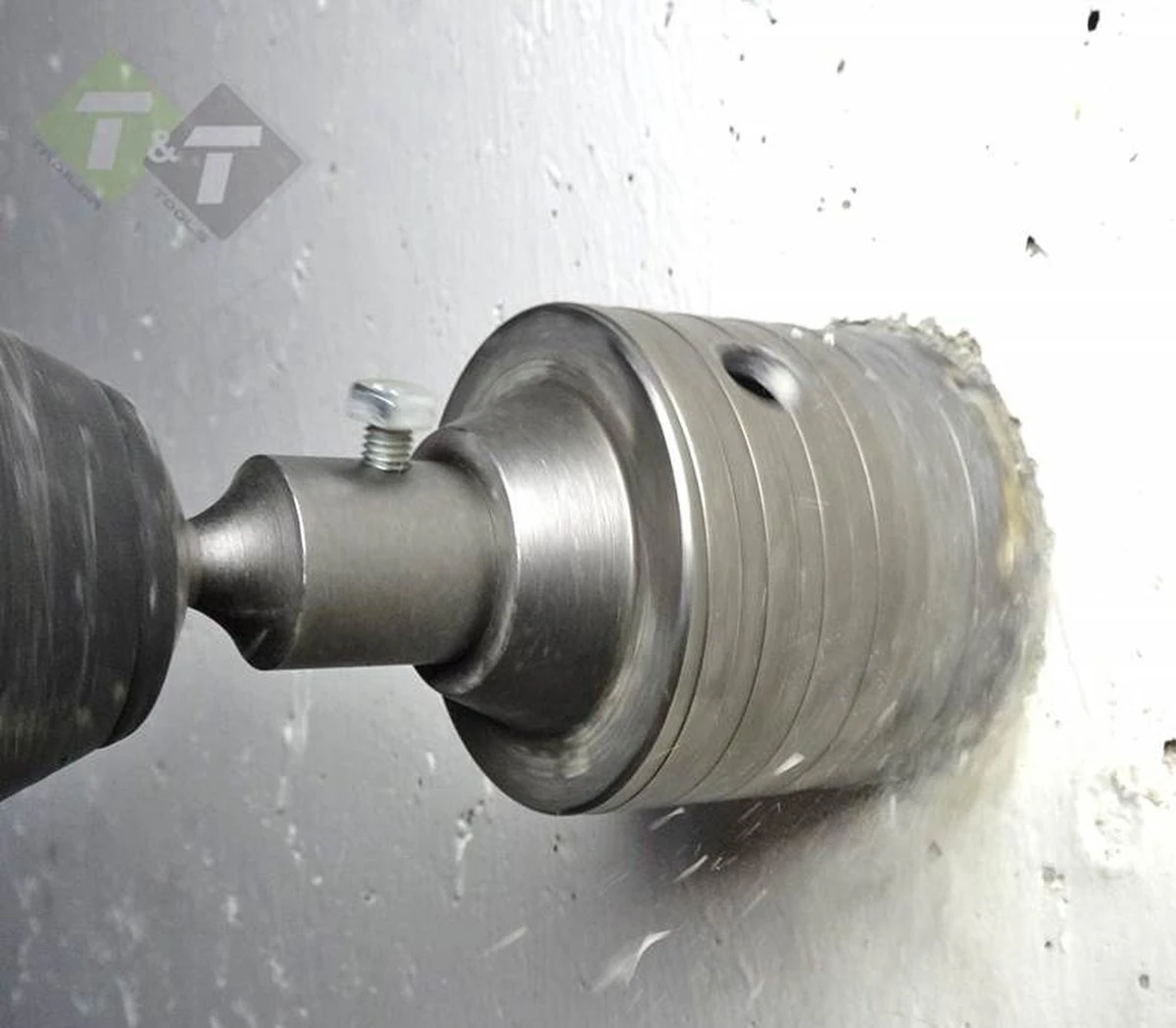 Gatenzaag 80mm Elektra Inbouwdoos SDS+ - Boorzaag Voor Steen 4 Gatenzaag 80mm Elektra Inbouwdoos SDS+ - Boorzaag Voor Steen - Afbeelding 2