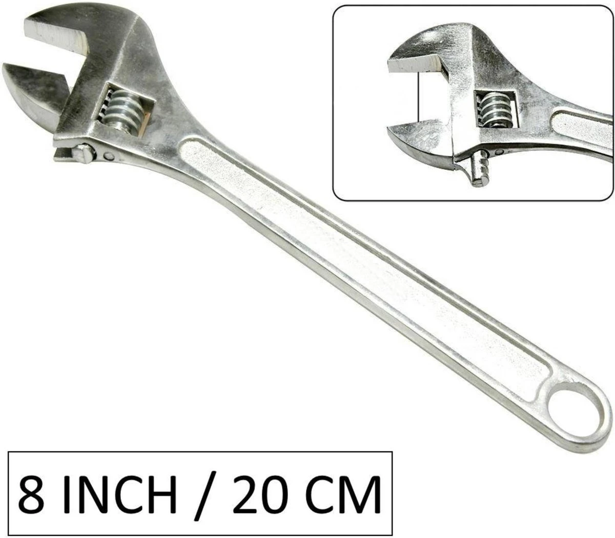 Benson Baco Verstelbare Moersleutel 8" - 20 Cm 7 Benson Baco Verstelbare Moersleutel 8" - 20 Cm - Afbeelding 5