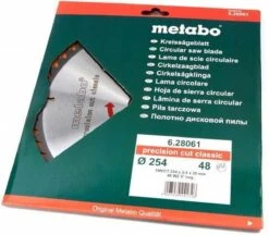 Metabo 628061000 Precision Cut Cirkelzaagblad - 254 X 30 X 48T - Hout -Makita Winkel 1200x1050 1