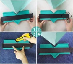 Merkloos A+ Aftekenhulp 25 CM Met SLOT Contourmal - Profielmal - Meetgereedschap - Profielmeter - Schuifmaat -Makita Winkel 1200x1059 7