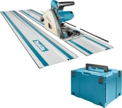 Makita SP6000J1X2 Invalcirkelzaag | 2 Geleiderails + Koppelstukken | 1300w 165mm -Makita Winkel 1200x1065