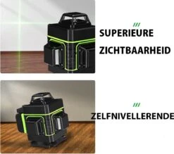 Laserlijn Kruislijnlaser - 16 Lijnen Groene Zelfnivellerende-360° Schakelbaar Horizontaal-Verticaal Met Magnetische Draaibasis 1 Lithium-ion Batterij -Makita Winkel 1200x1065 6