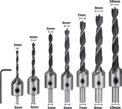 Merkloos 23 Delige Houtborenset - Verzinkborenset - Proppenboor - Hout - Houtproppen - Verzinkboren - Automatische Centerpunt - Boren - Houtboor 17 Merkloos 23 Delige Houtborenset - Verzinkborenset - Proppenboor - Hout - Houtproppen - Verzinkboren - Automatische Centerpunt - Boren - Houtboor -Makita Winkel 1200x1067 1