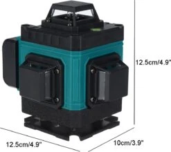 Merkloos FASGet Lijnlasers - Zelfnivellerende Kruislijnlaser 4D Bouwlaser - 8 Tot 16 Lijnen - 360° Graden Roterende Laser - Inclusief Statief En Hardcase -Makita Winkel 1200x1067 8