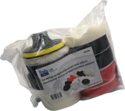 Polijstset Van Ø80 Mm 12 Delige Polijstschijven Set Met Velcro Steunschijf M10 Aansluiting Voor Polijstmachine En Boormachine Adapter Voor O.a. Auto En Koplampen -Makita Winkel 1200x1069 1