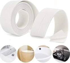 Merkloos Kitstrip - Sanitairstrip - Afdichtingstape - Afdichtstrip - Lekstrip - Douchestrip - Sanitairkit - Grijs - 3.8CM X 3.2M -Makita Winkel 1200x1071 10