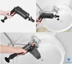 Dappermann Luchtdruk Ontstopper - Alles In 1 Ontstopper - Milieuvriendelijk - Herbruikbaar - Afvoerreiniger - Buisreiniger - Ontstoppingspomp - Ontstoppingspistool - Verstopping - Plopper - Hoge Druk - Toilet - Gootsteen -Makita Winkel 1200x1073 8