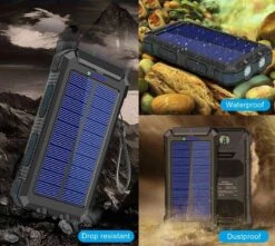 Solar Powerbank 30000 MAh Met Snellaadfunctie En Zonnepaneel / *KRACHTIGSTE* Powerbank / Powerbank Zonne Energie / Dubbele Usb Aansluiting / Zaklampfunctie / Waterdicht / LED / Zonnepaneel / Samsung, IPhone -Makita Winkel 1200x1075 11