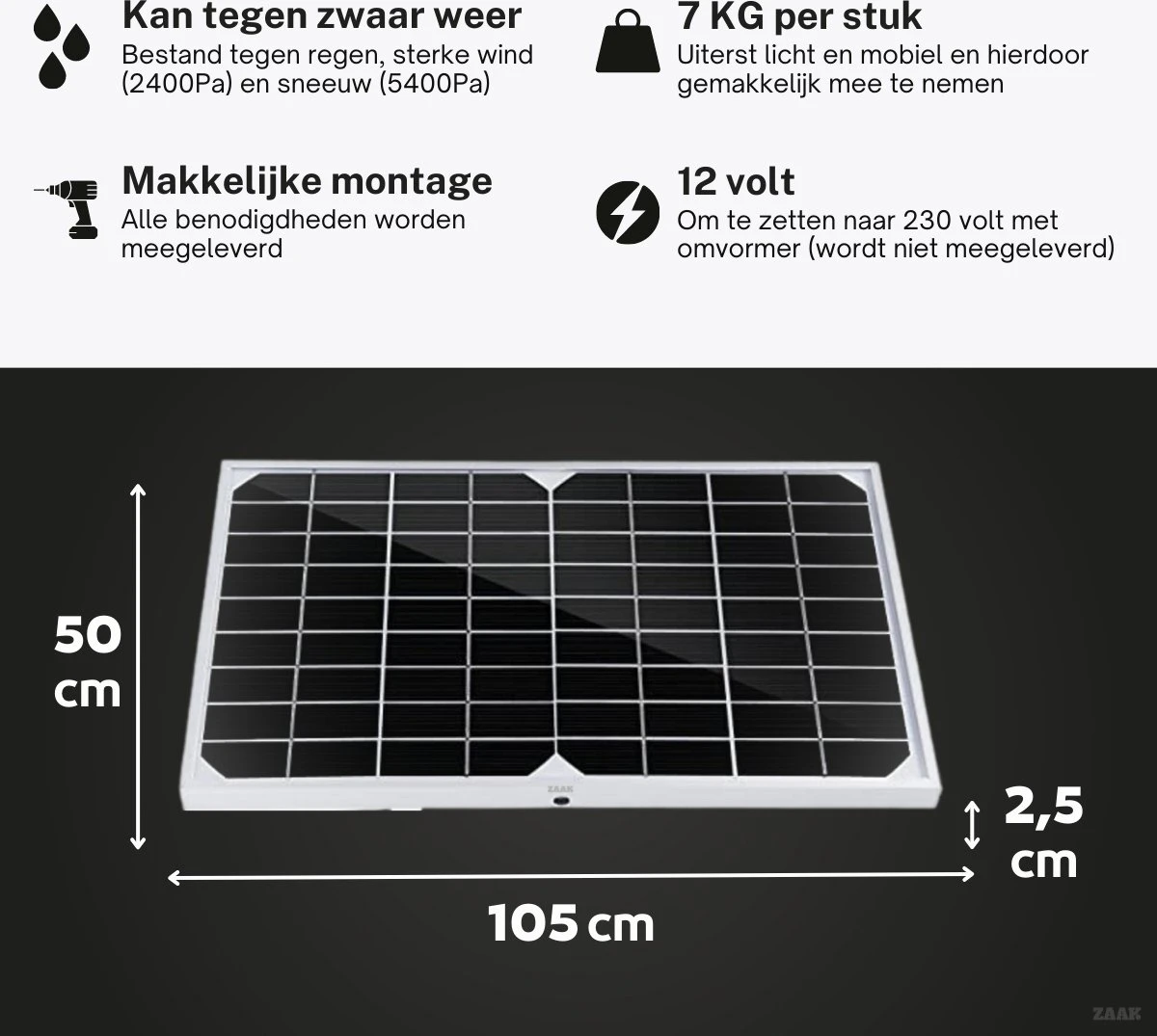 ZAAK. Topsolar 200Wp 12 Volt Zonnepanelen Compleet Pakket - Plug And Play - Camper - Boot - Caravan - Schuur - Aan Te Sluiten Op Accu 14 ZAAK. Topsolar 200Wp 12 Volt Zonnepanelen Compleet Pakket - Plug And Play - Camper - Boot - Caravan - Schuur - Aan Te Sluiten Op Accu - Afbeelding 12
