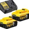 DeWALT DCB115P2 Starterset Lader + 2 Accu's 18V 5.0Ah XR Li-ion -Makita Winkel 1200x1076 1