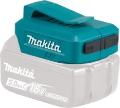 Makita DECADP05 14.4V / 18V Li-Ion Accu USB Adapter