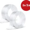 Nano Tape - Klussen - 10 Meter Lang (2x5m) - 1 Cm Breed - Dubbelzijdig Plakband Extra Sterk - Transparante Dubbelzijdige Tape Extra Sterk - NanoTape - Muur Tape - Waterdicht - Herbruikbaar -Makita Winkel 1200x1077 10