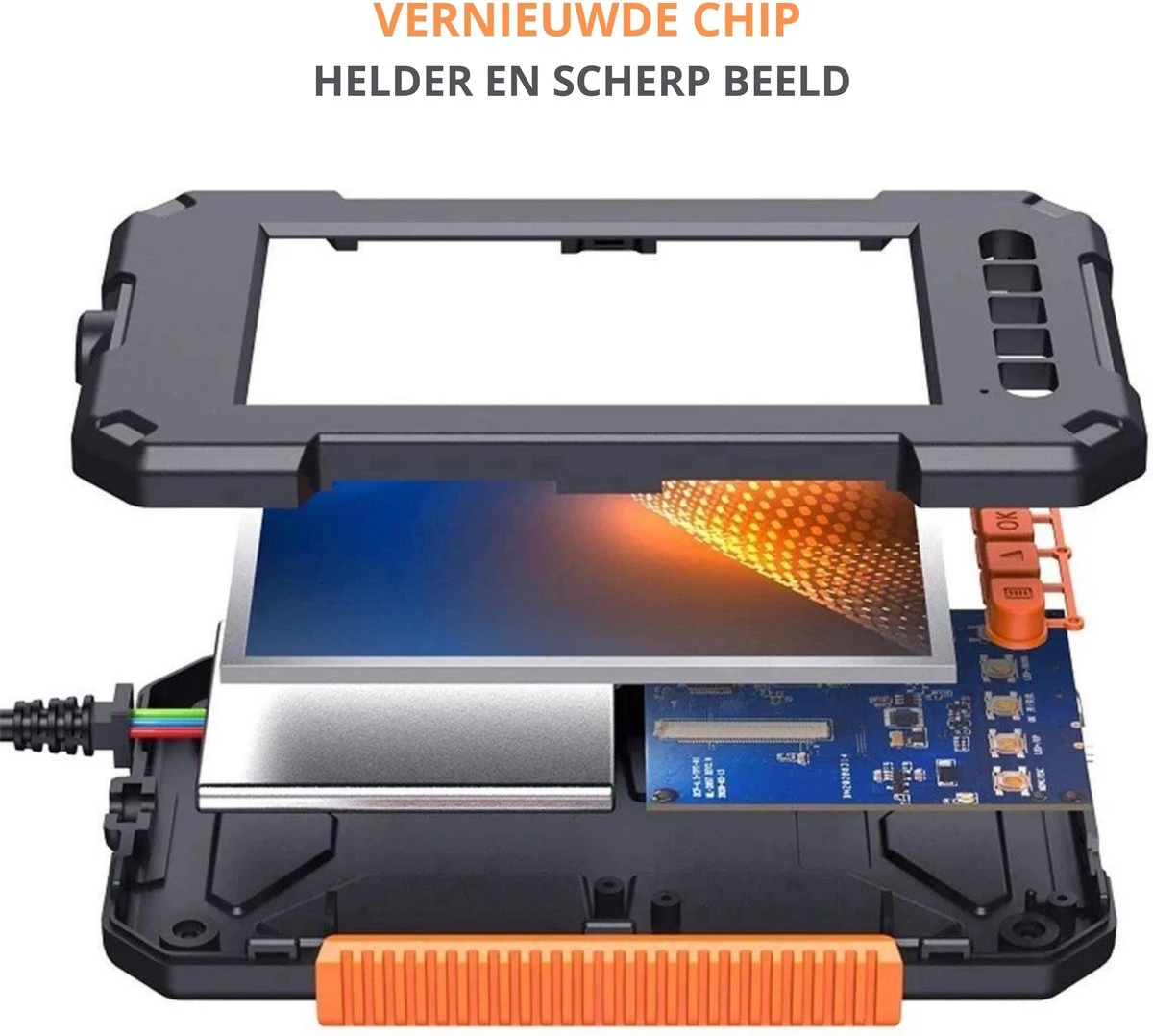 Sightstrong Inspectiecamera Met Scherm 5M - 1080P HD - 4.3 Inch LCD Scherm - Incl. 32GB SD-Kaart- IP67 Waterdicht - LED Verlichting - Endoscoop - Inspectie Camera 12 Sightstrong Inspectiecamera Met Scherm 5M - 1080P HD - 4.3 Inch LCD Scherm - Incl. 32GB SD-Kaart- IP67 Waterdicht - LED Verlichting - Endoscoop - Inspectie Camera - Afbeelding 10