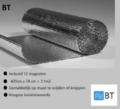 Radiatorfolie Inclusief 12 Magneten Van BT®. Isolatie Mat 420 Cm X 74 Cm 3,1 M2. Isolatiemat Voor Radiatoren. Energiebesparend En Behagelijker Wonen Met De Isolatiemat Voor Radiatoren Van BT -Makita Winkel 1200x1085 13