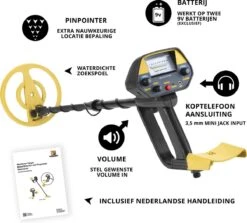 MacGyver Metaaldetector Target Met Unieke Pinpointer ( Nog Nauwkeuriger) - Detectie Apparaat Tot 20cm - Display - Waterdichte Zoekspoel -Makita Winkel 1200x1085 6