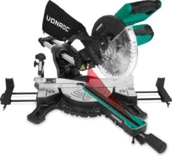 VONROC Afkortzaag, 1500W, Ø216mm – Lasergeleiding – Incl. 40T TCT Zaagblad