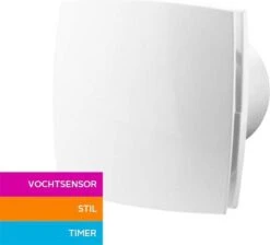 Badkamerventilator Ø 100mm Silent Met Vochtsensor En Timer Wit -Makita Winkel 1200x1088 11