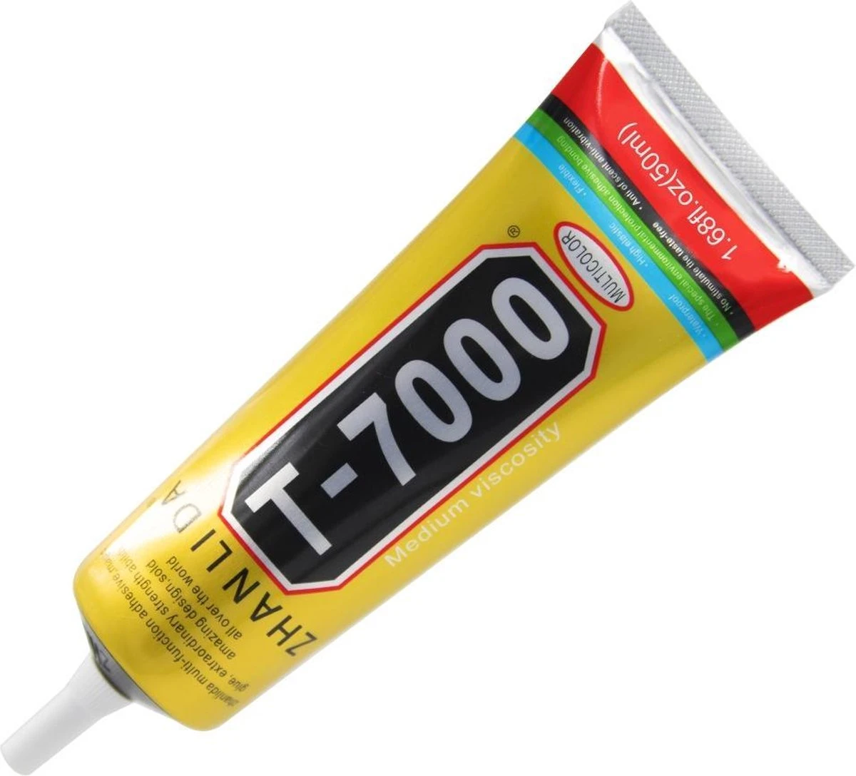 MMOBIEL T-7000 50ML Multifunctionele Industriele Lijm Zwart Incl. Precisietip 3 MMOBIEL T-7000 50ML Multifunctionele Industriele Lijm Zwart Incl. Precisietip