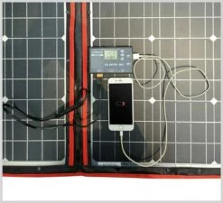 Compleet 100W Opvouwbare Zonnepaneel Set - Monokristallijn Zonnepaneel - 12V - Daglichtpaneel - Zonnepaneel Camper - Met Omvormer -Makita Winkel 1200x1091 16