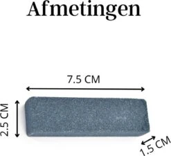 Sefaras Wetsteen - Slijpsteen Op Anti-slip Voet - Whetstone - Slijpsteen Voor Messen En Bijtels - 7.5 X 2.5 X 1.5 CM - Messenslijper -Makita Winkel 1200x1091 7