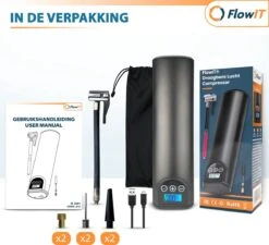 FlowIT Draagbare Compressor Bandenpomp - Elektrische Fietspomp - Luchtcompressor Oplaadbaar - Fiets Tot Auto -Makita Winkel 1200x1093 3