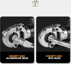 Happyment Tangensets 16-32mm - Krimptang - Hydraulische Perstang - Adereindhulzen - Hydraulisch -Makita Winkel 1200x1095 15