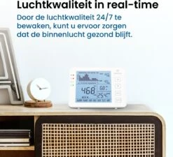 Rovary RV2000P CO2 Meter & Hygrometer - CO2 Melder En Monitor Binnen - Inclusief E-book - Luchtkwaliteitsmeter – Draagbaar En Oplaadbaar – Met Alarm 27 Rovary RV2000P CO2 Meter & Hygrometer - CO2 Melder En Monitor Binnen - Inclusief E-book - Luchtkwaliteitsmeter – Draagbaar En Oplaadbaar – Met Alarm -Makita Winkel 1200x1095 18