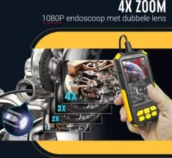 Endoscoop Camera Dual Lens Inspectiecamera 10M – Full HD – 4.5” Scherm – Luxe Opbergtas - IP68 Waterdicht – Incl. Micro SD Kaart 32GB 16 Endoscoop Camera Dual Lens Inspectiecamera 10M – Full HD – 4.5” Scherm – Luxe Opbergtas - IP68 Waterdicht – Incl. Micro SD Kaart 32GB -Makita Winkel 1200x1098 9