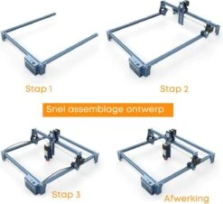 Merkloos Sculpfun S9 Laser Graveermachine | Ultra-Dunne Laser | Graveermachine | Laser Cutter | Hout Acryl Laser Snijmachine -Makita Winkel 1200x1099 5