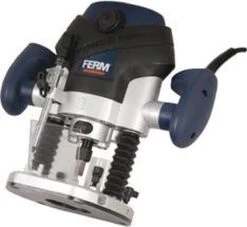 FERM Bovenfrees - 1300W - Stofzuiger Adapter - Ingebouwde LED Werkverlichting - Incl. 6-delige Freesset, Parallel- En Sjabloongeleider -Makita Winkel 1200x1102