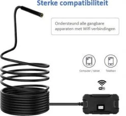 T&D Inspectiecamera 5M - Android/IOS - IP68 Waterdicht - 1080P HD - LED Verlichting - Endoscoop - Inspectie Camera -Makita Winkel 1200x1103 12