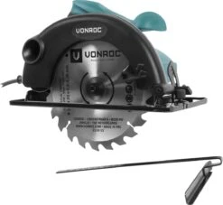 VONROC Cirkelzaag 1200W – 185mm – Incl. Parallelgeleider En 24-tands Zaagblad Voor Hout -Makita Winkel 1200x1105 1