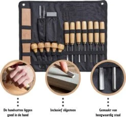 Houtbewerking Gereedschap Beitel Gutsen Houtsnijset Houtsnijden Hobby - Handig Op Te Bergen - Beter Geslepen 17 Houtbewerking Gereedschap Beitel Gutsen Houtsnijset Houtsnijden Hobby - Handig Op Te Bergen - Beter Geslepen -Makita Winkel 1200x1106 13