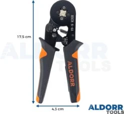 ALDORR Adereindhulstang Vierkante Persing - Krimptang - 0,25 Tot 10 Mm2 (AWG 23 Tot 7) -Makita Winkel 1200x1107 10