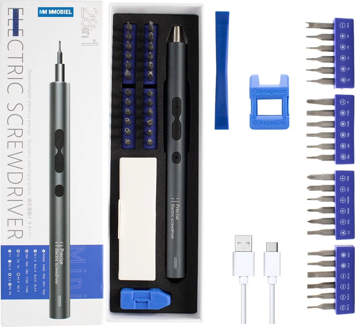 MMOBIEL Precisie Elektrische Schroevendraaier Set – 28-in-1 Automatische Schroevendraaier Set Met LED Licht 3 MMOBIEL Precisie Elektrische Schroevendraaier Set – 28-in-1 Automatische Schroevendraaier Set Met LED Licht