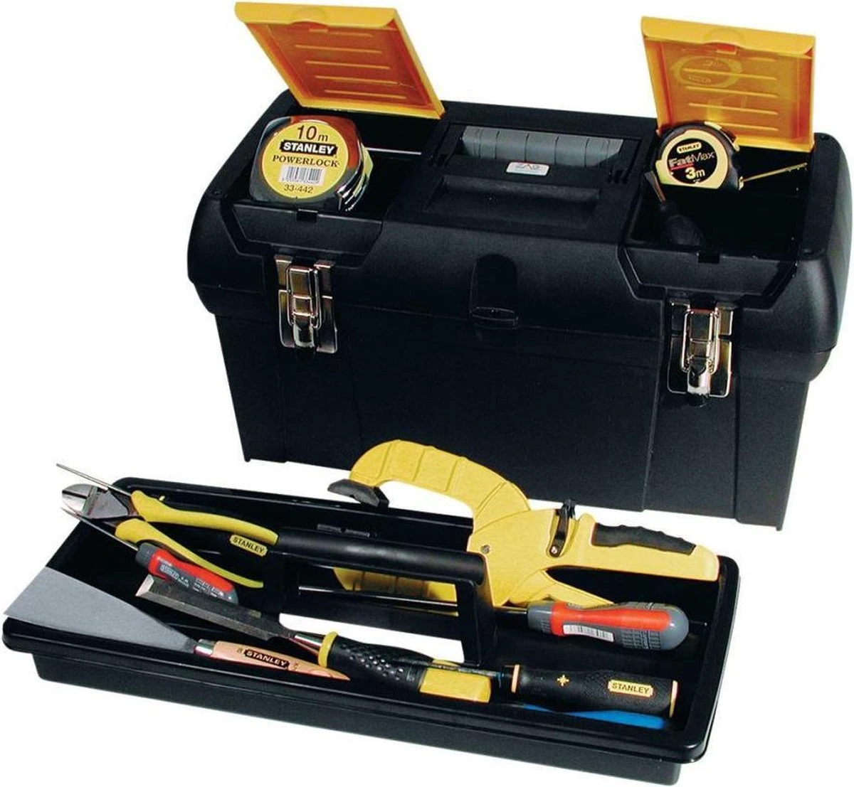 STANLEY 1-92-066 Batipro Gereedschapskoffer - 19" - Uitneembare Gereedschapsbak 5 STANLEY 1-92-066 Batipro Gereedschapskoffer - 19" - Uitneembare Gereedschapsbak - Afbeelding 3