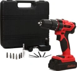 Kibani Accu Boormachine 18V - 1300mAh Accu - Inclusief Boren En Schroefbitset 11 Kibani Accu Boormachine 18V - 1300mAh Accu - Inclusief Boren En Schroefbitset -Makita Winkel 1200x1108 1