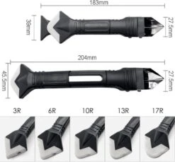Medilon 3 In 1 Kit Verwijderaar Met RVS Schraper Inclusief Afstrijkrubber Set – Kitspatel – Kitmes – Kitstrijker – Voegstrijker – Kit Schraper – Multitool Voor Het Verwijderen En Afwerken Van Kit Naden -Makita Winkel 1200x1111 10